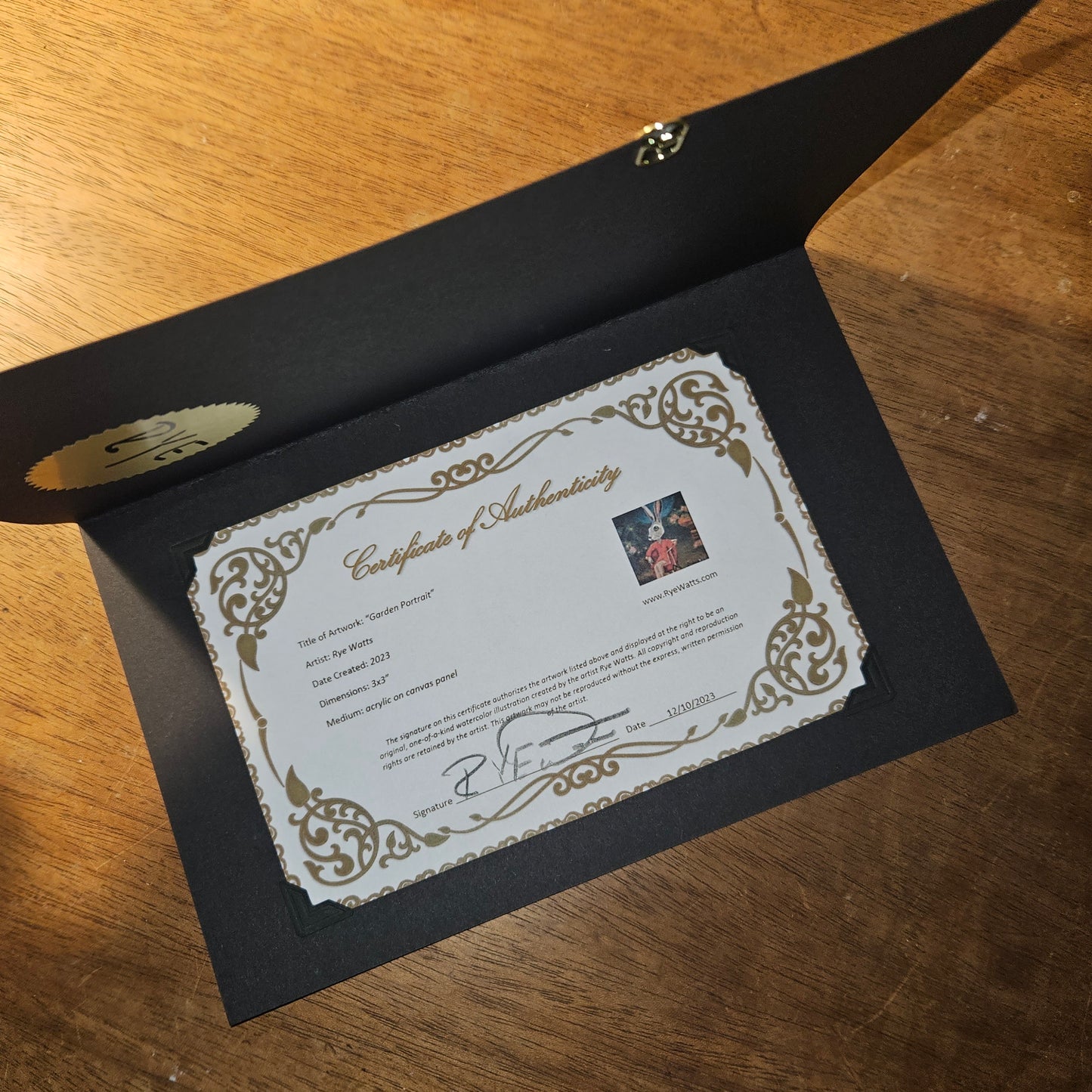 Garden Portrait - Rye Watts