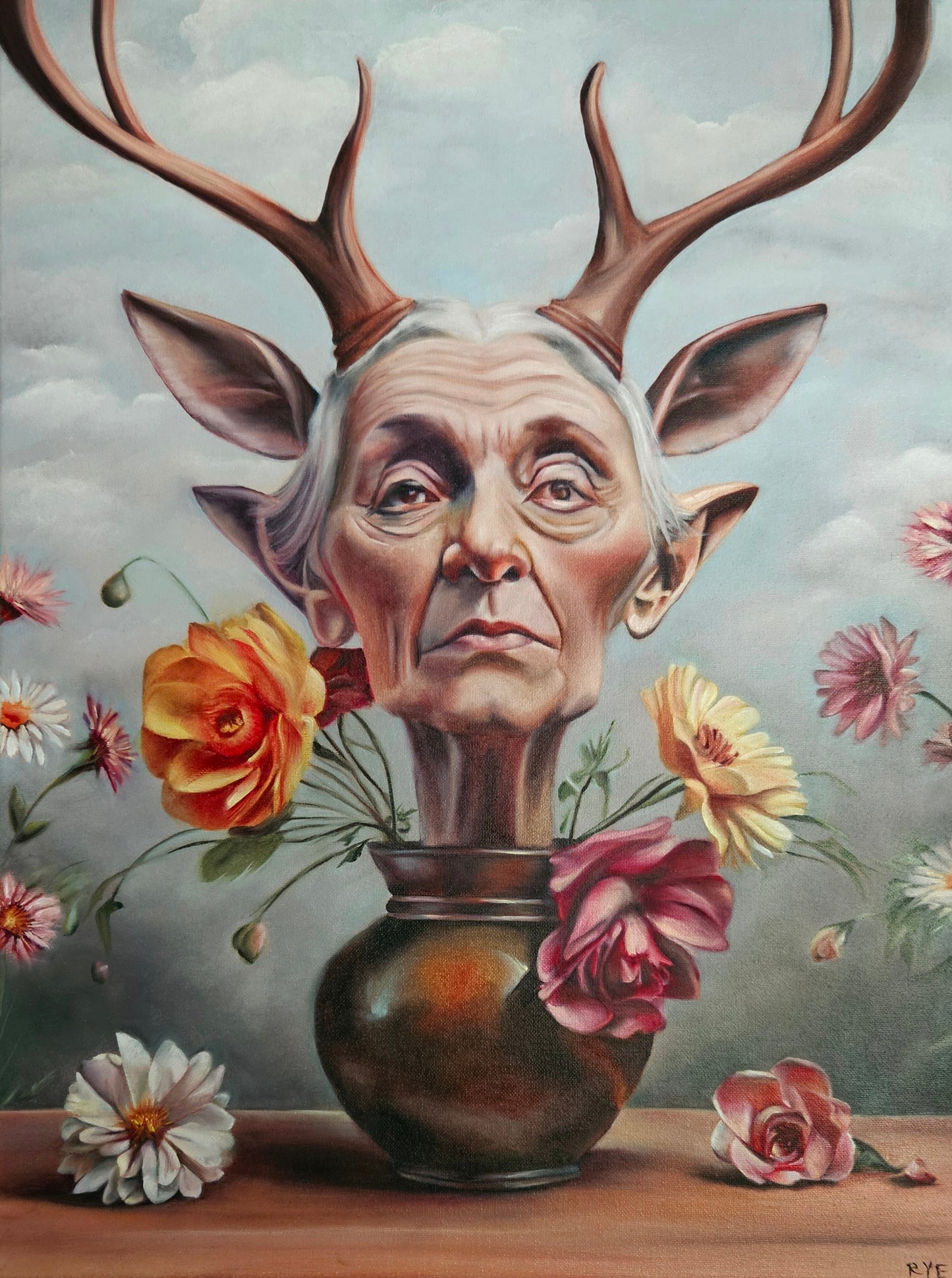 Rye watts - woman in vase iii