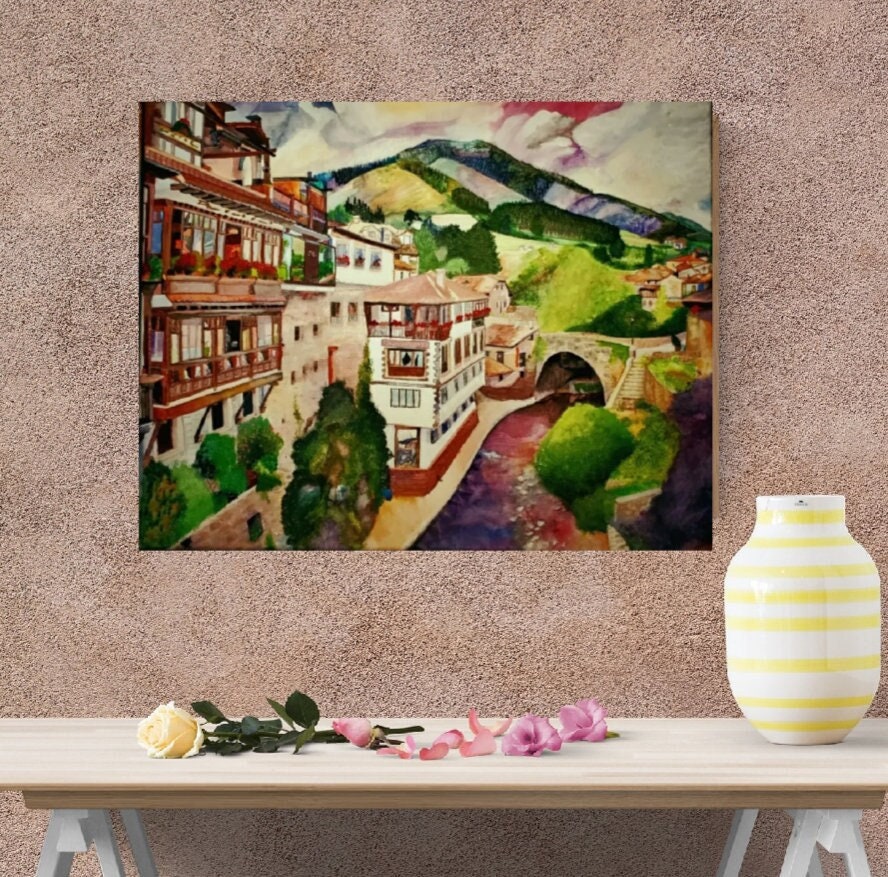 Spain Village by artist Rye Watts