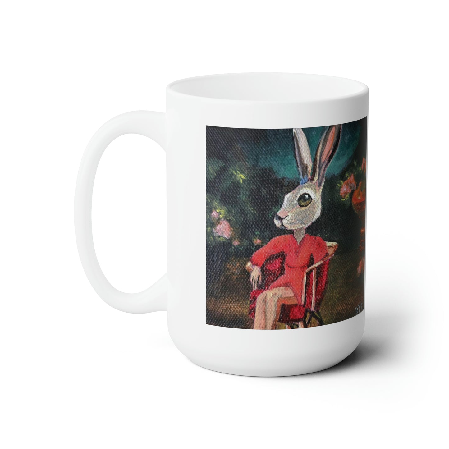 Ceramic Mug 15oz - Garden Portrait - Rye Watts
