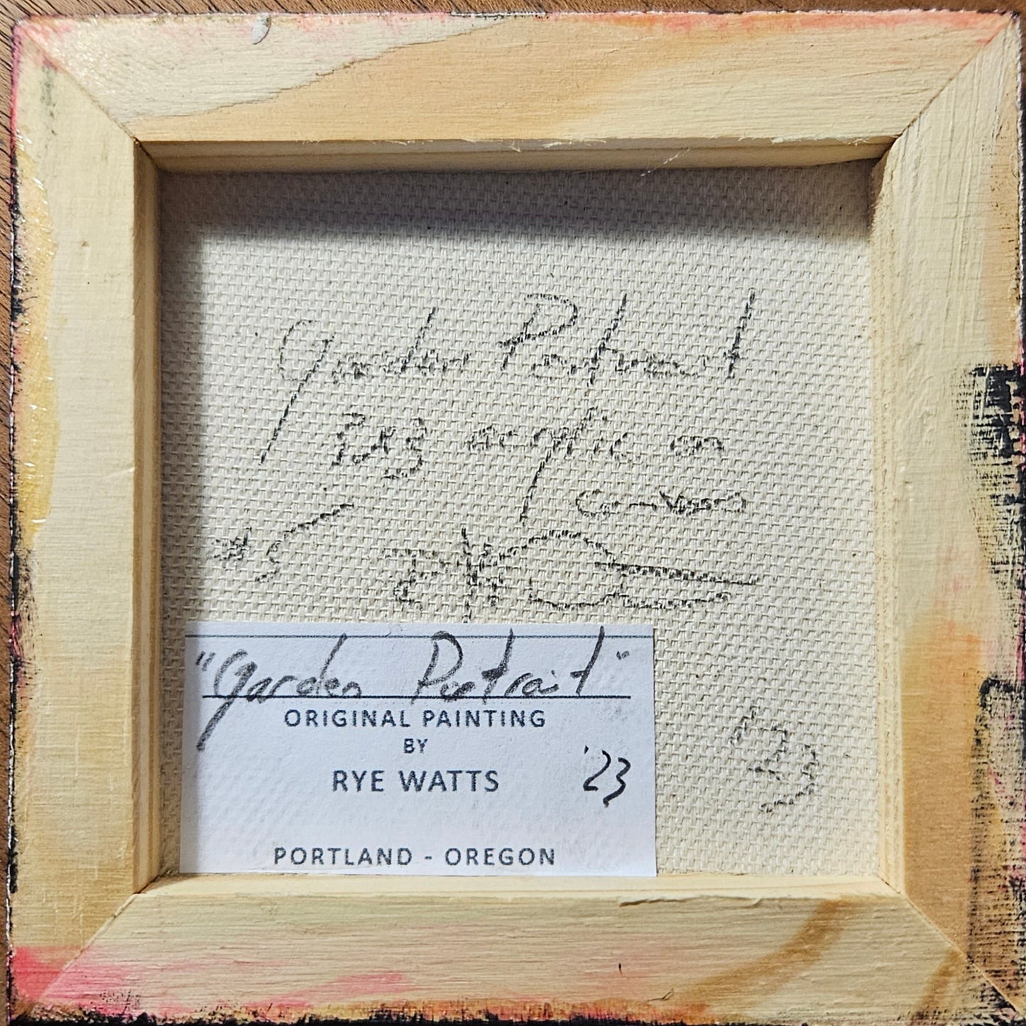 Garden Portrait - Rye Watts