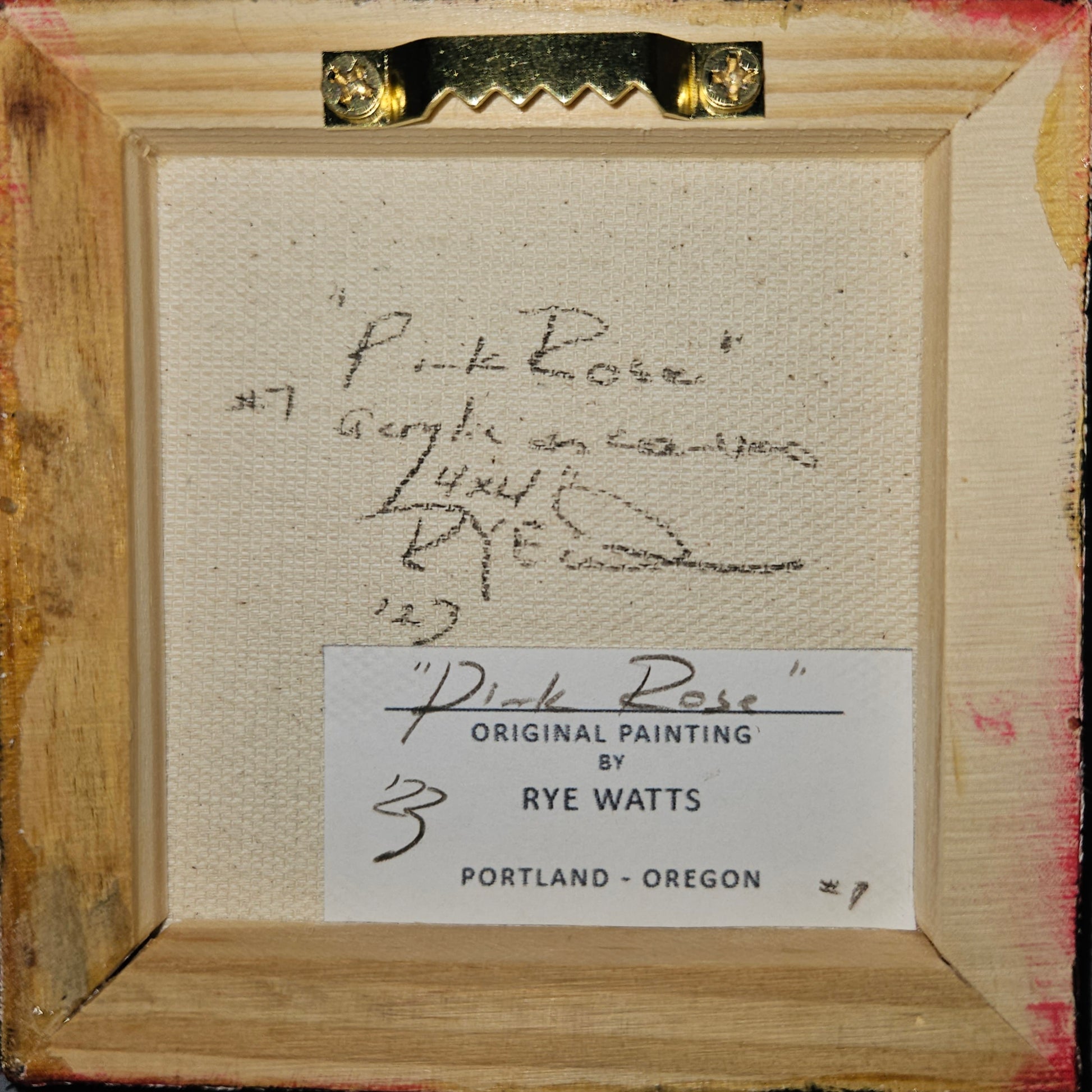 Pink Rose - Rye Watts