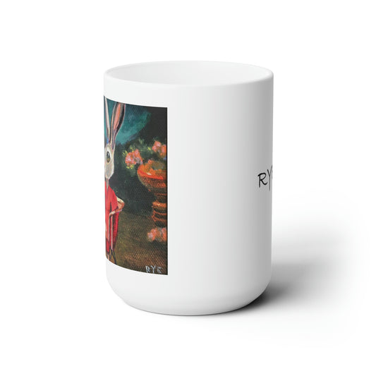 Ceramic Mug 15oz - Garden Portrait - Rye Watts